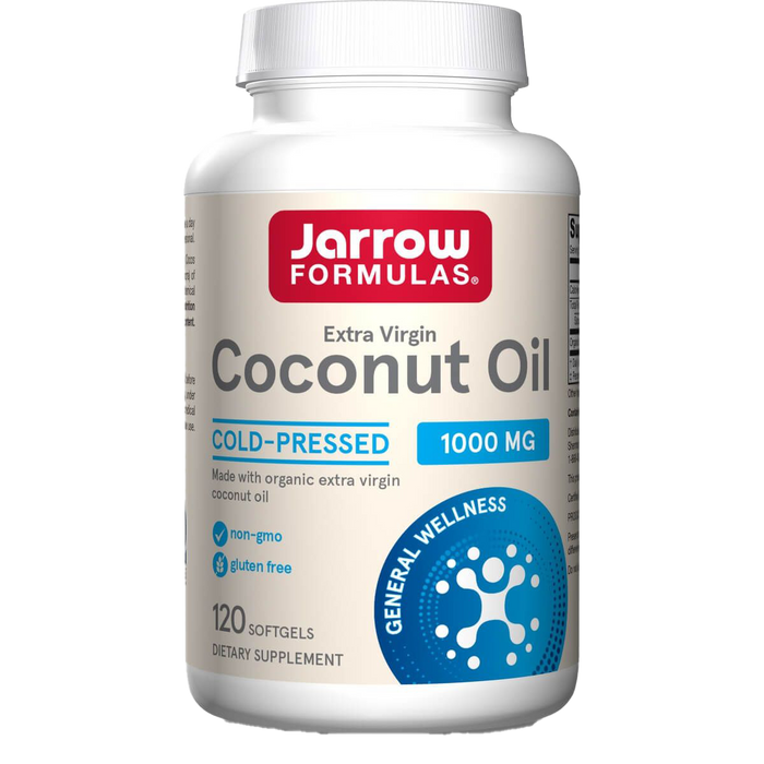 Jarrow Formulas Organic Extra Virgin Coconut Oil 1000mg 120 Softgels