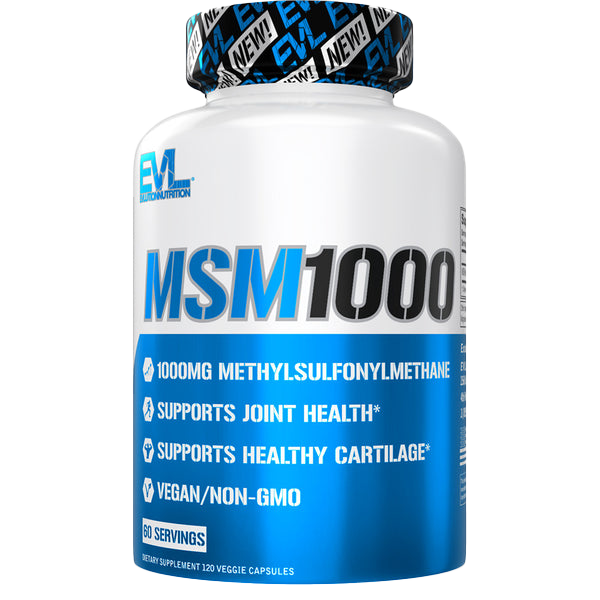 EVLution Nutrition MSM 1000 - 120 caps 60 Servings