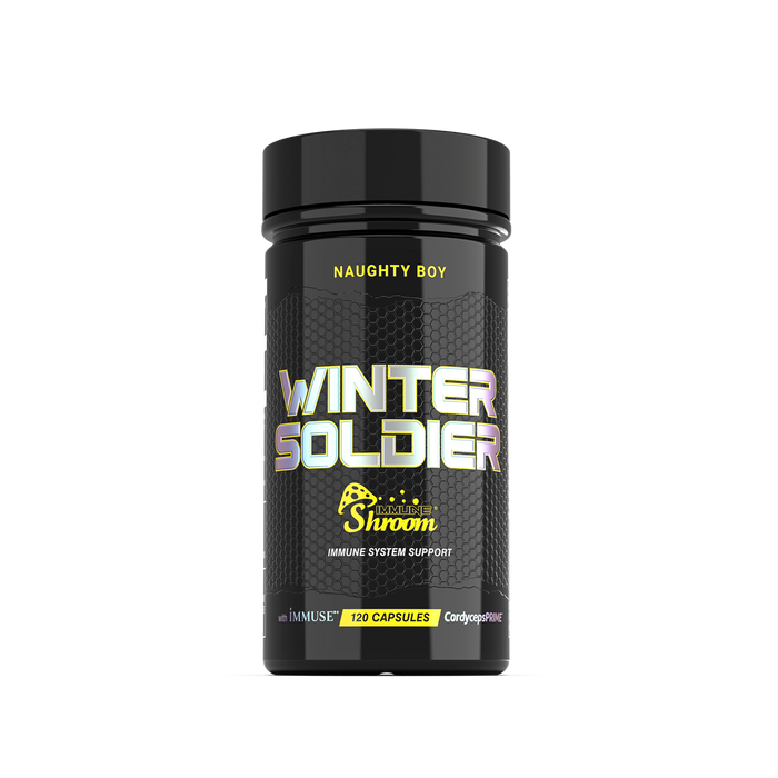 Naughty Boy Winter Soldier Immune Shroom 120 Caps - Sports Nutrition at MySupplementShop by Naughty Boy