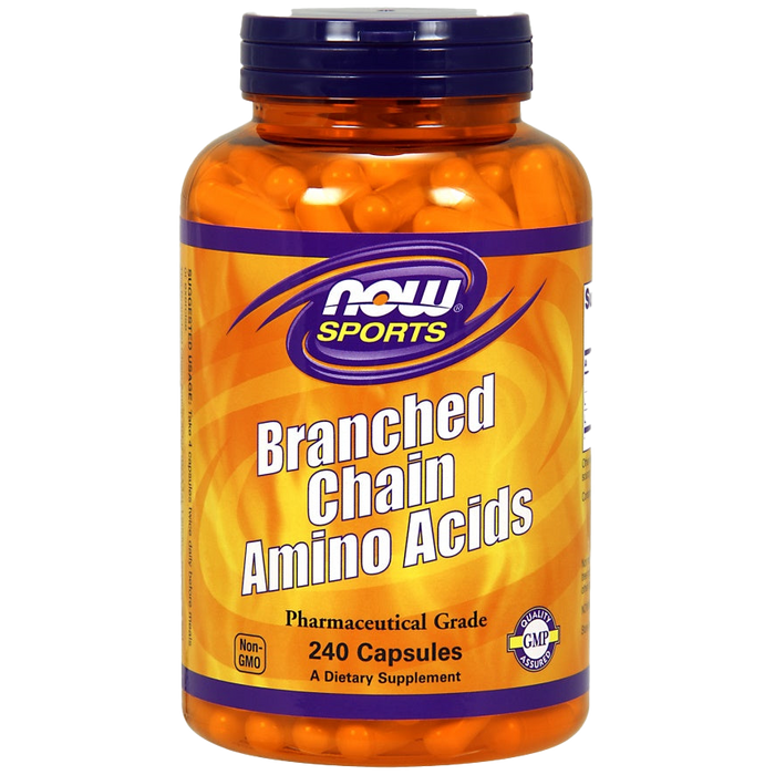 NOW Foods BCAA – verzweigtkettige Aminosäuren – 240 Kapseln