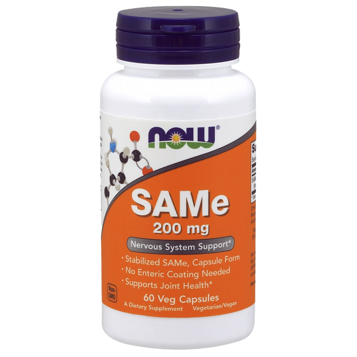 NOW Foods SAMe, 200 mg – 60 Kapseln