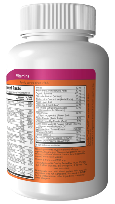 NOW Foods Special Two Veg Capsules - 120 vcaps - Vitamins & Minerals at MySupplementShop by NOW Foods