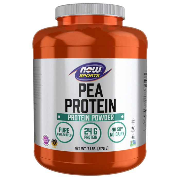 Now Foods Pea Protein Pure Unflavored Powder 7lb (3175g)