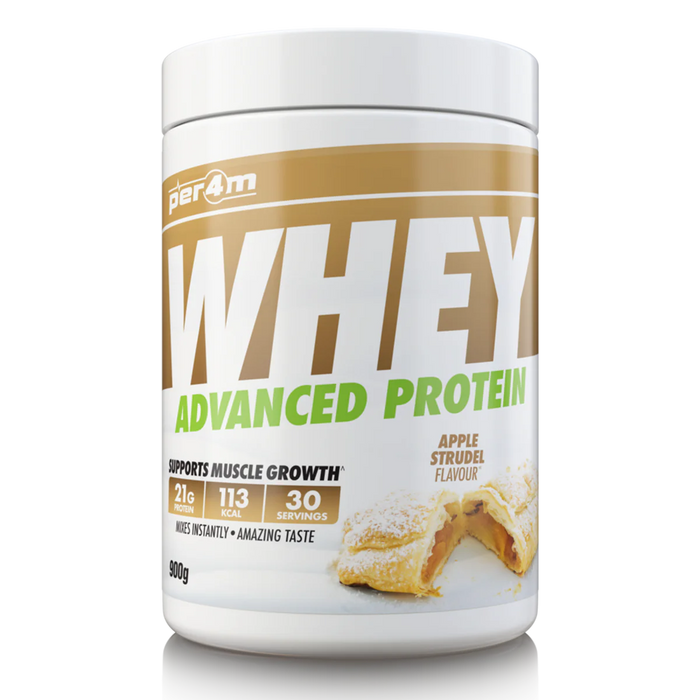 PER4M Whey Protein Powder 900g - 30 Servings | 21g Protein per Serving