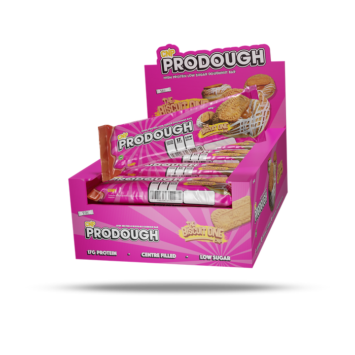 CNP Professional ProDough Bar 12x60g - The Biscuit One - Protein Bars at MySupplementShop by CNP Professional