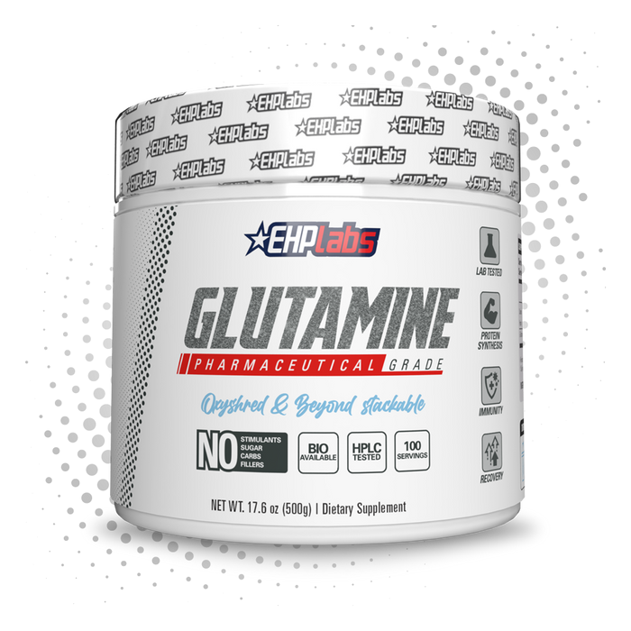 EHP Labs Glutamine 500g Unflavoured 100 Servings - Sports Supplements at MySupplementShop by Ehp Labs