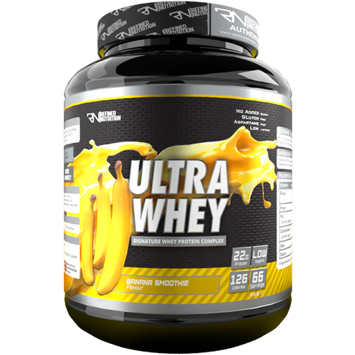 Refined Nutrition  Ultra Whey 2kg - Banana Smoothie - Sports Nutrition at MySupplementShop by Refined Nutrition