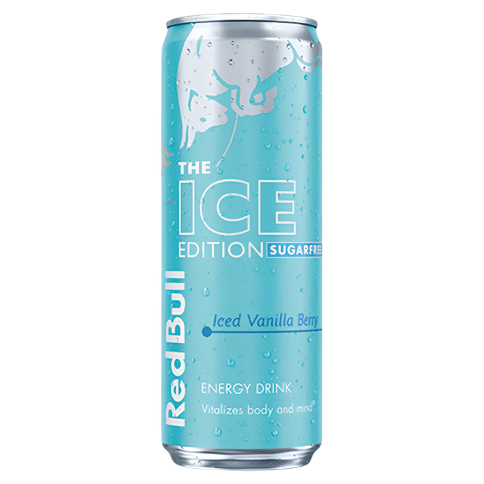 Red Bull The Winter Edition Sugar Free Vanilla Iced Berry Energy Drink 12x355ml