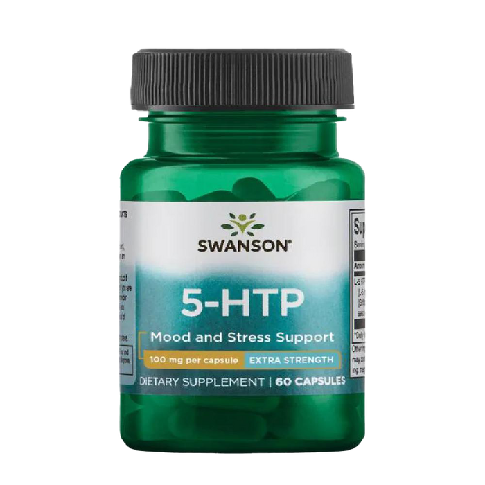 Swanson 5-HTP, 100mg Extra Strength - 60 caps