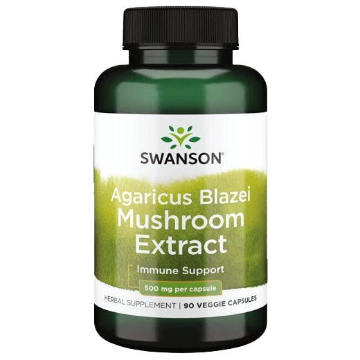 Swanson Agaricus Blazei-Pilzextrakt, 500 mg – 90 Kapseln