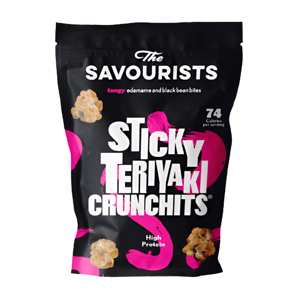 The Savourists Crunchits 12x25g Sticky Teriyaki - Sports Supplements at MySupplementShop by The Savourists