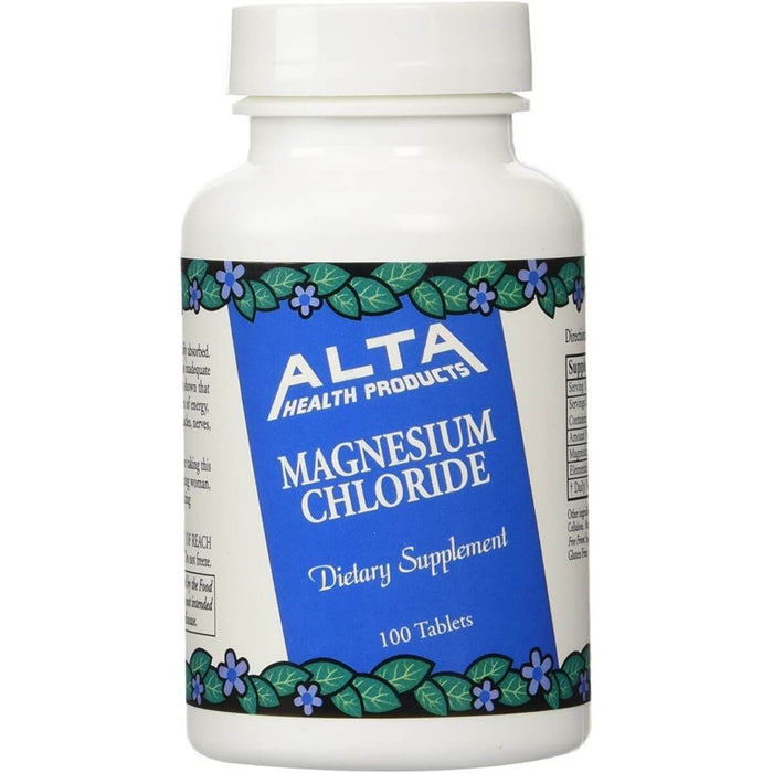 Alta Health Products Magnesium Chloride 520 mg 100 Tablets - Brain & Memory at MySupplementShop by American Health