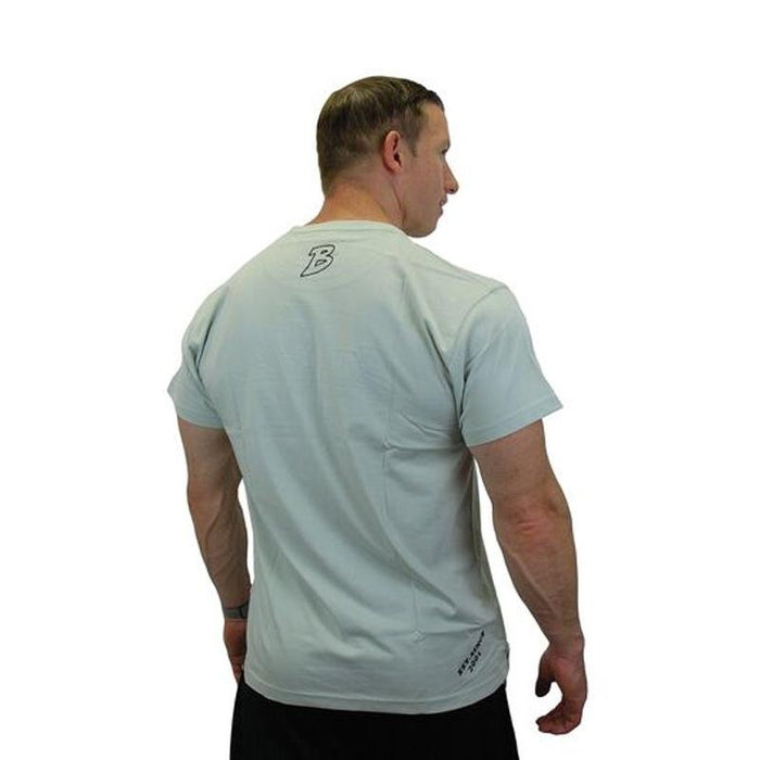 Brachial T-Shirt Gain - Light Grey/Black - Small - T-Shirt at MySupplementShop by Brachial The Lifestyle Company