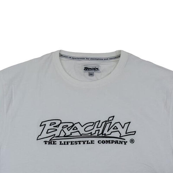 Brachial T-Shirt Gain - White/Black - Small - T-Shirt at MySupplementShop by Brachial The Lifestyle Company