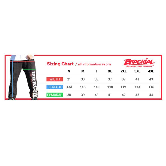 Brachial Tracksuit Trousers Lightweight - Black - Tracksuit Trousers at MySupplementShop by Brachial The Lifestyle Company