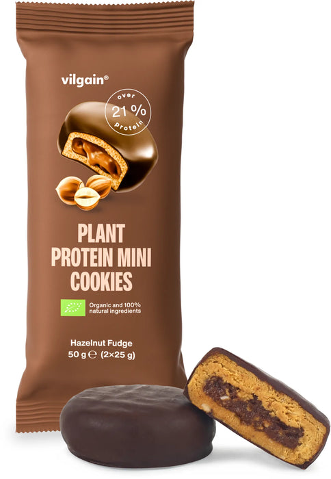 Vilgain Organic Plant Protein Mini Cookies 10x50g