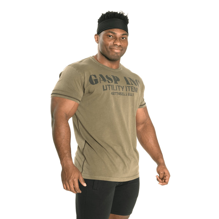 GASP Basic Utility Tee - Wash Green - T-Shirt at MySupplementShop by Gasp