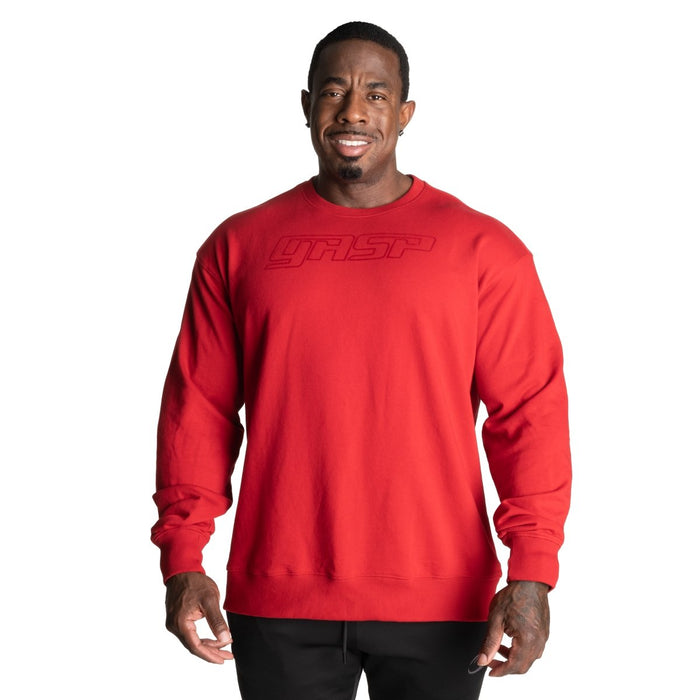 GASP Division Crewneck Chilli Red - Crewneck at MySupplementShop by Gasp