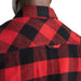 GASP Heavy Flannel Shirt - Red/Black - Crewneck at MySupplementShop by Gasp