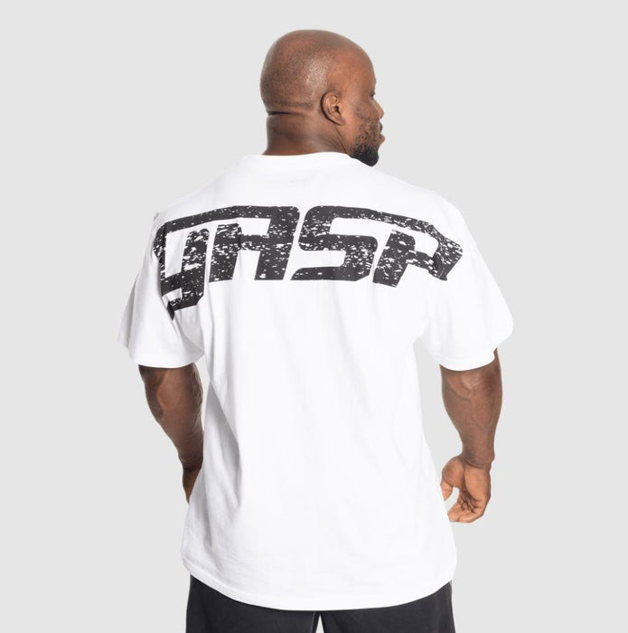 GASP Original Tee - White/Black - T-Shirt at MySupplementShop by Gasp