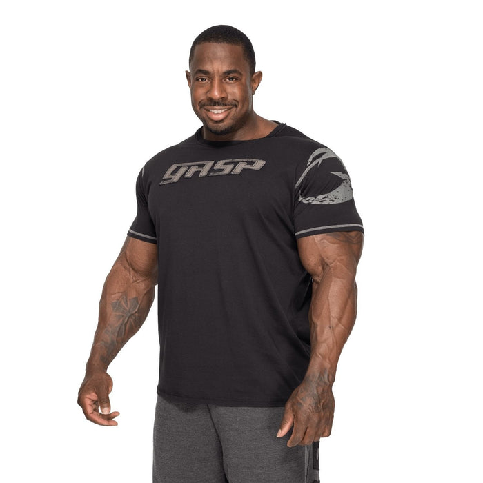 GASP Pro Logo Tee Black - Medium - T-Shirt at MySupplementShop by Gasp