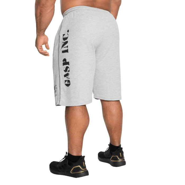 GASP Thermal Shorts - Grey Melange - Thermal Shorts at MySupplementShop by Gasp