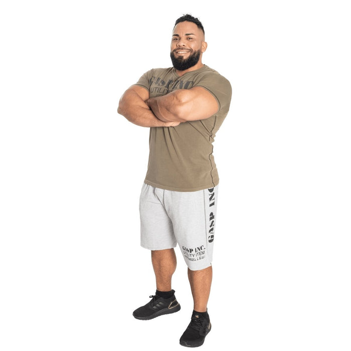 GASP Thermal Shorts - Grey Melange - Thermal Shorts at MySupplementShop by Gasp