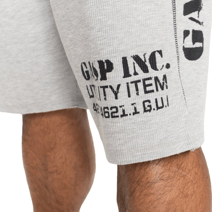 GASP Thermal Shorts - Grey Melange - Small - Thermal Shorts at MySupplementShop by Gasp