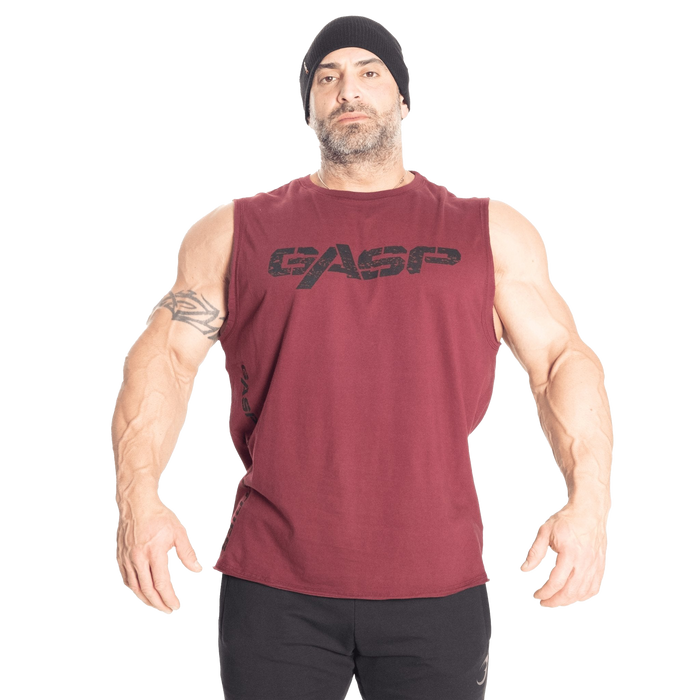 GASP Vintage Tank - Maroon