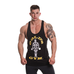 Golds Gym Muscle Joe Premium Stringer - Black