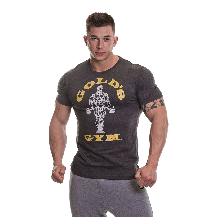 Gold's Gym Muscle Joe T-Shirt Charcoal Marl