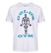 Golds Gym Muscle Joe T-Shirt - White/Blue - T-shirt at MySupplementShop by Gold's Gym