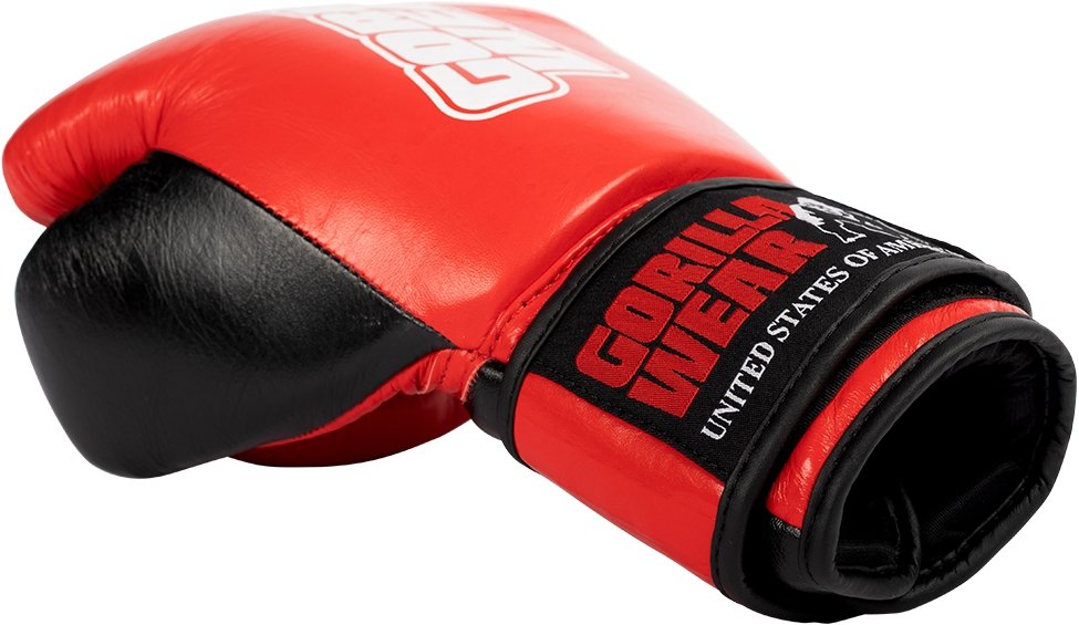 Gorilla Wear Ashton Boxing Gloves - Red/Black - 14oz - Boxing Gloves at MySupplementShop by Gorilla Wear