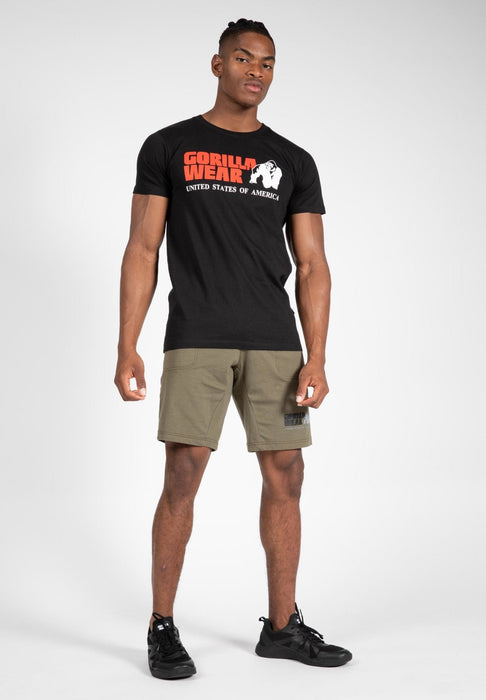 Gorilla Wear Classic T-Shirt Black - Medium - T-Shirt at MySupplementShop by Gorilla Wear