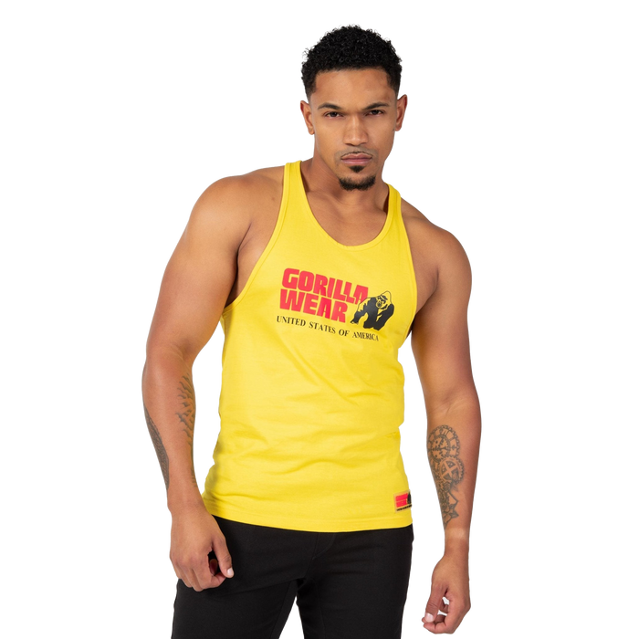 Gorilla Wear Classic Tank Top - Yellow