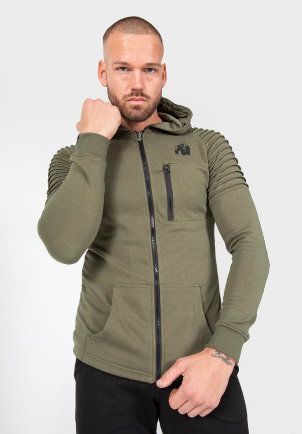 Gorilla Wear Delta Hoodie - Army Green - Medium - Hoodie at MySupplementShop by Gorilla Wear