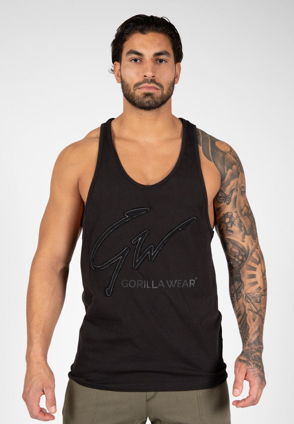 Gorilla Wear Evansville Tank Top - Black - Medium - Tank Top at MySupplementShop by Gorilla Wear