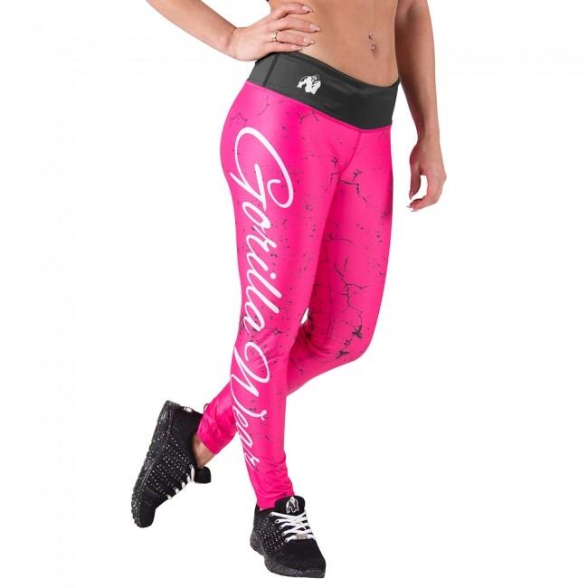 Gorilla Wear Houston Tights - Pink - Medium - Tights at MySupplementShop by Gorilla Wear