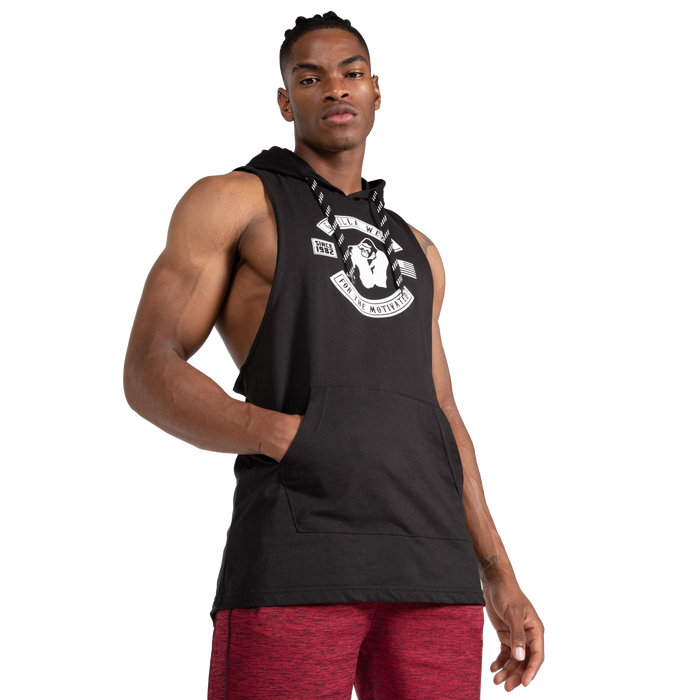 Gorilla Wear Lawrence Hooded Tank Top - Black