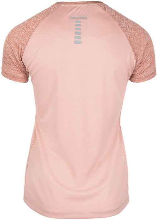 Gorilla Wear Monetta Performance T-Shirt - Salmon Pink - XS - T-Shirt at MySupplementShop by Gorilla Wear