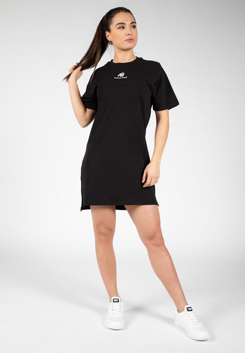 Gorilla Wear Neenah T-Shirt Dress - Black - XS - T-Shirt Dress at MySupplementShop by Gorilla Wear