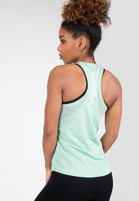 Gorilla Wear Seattle Tank Top Mint Green - Tank Top at MySupplementShop by Gorilla Wear