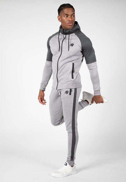 Gorilla Wear Sullivan Track Jacket Grey - Jacket at MySupplementShop by Gorilla Wear