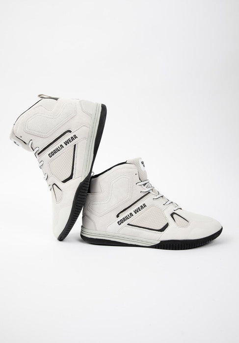 Gorilla Wear Troy High Tops - White - EU 37 - High Tops at MySupplementShop by Gorilla Wear