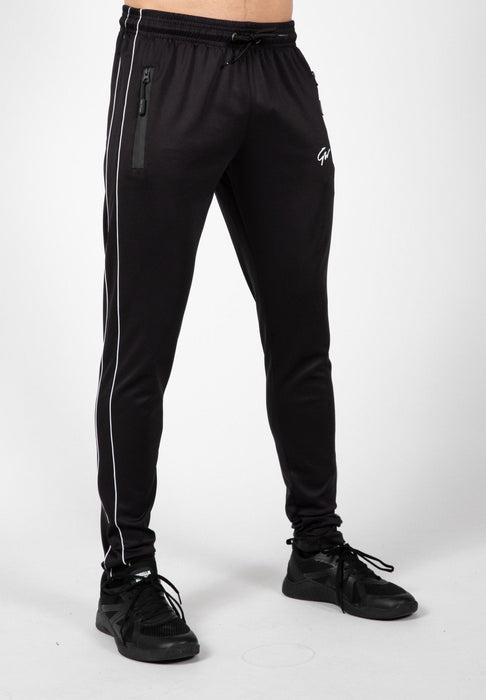 Gorilla Wear Wenden Track Pants Black/White - XL - Track Pants at MySupplementShop by Gorilla Wear