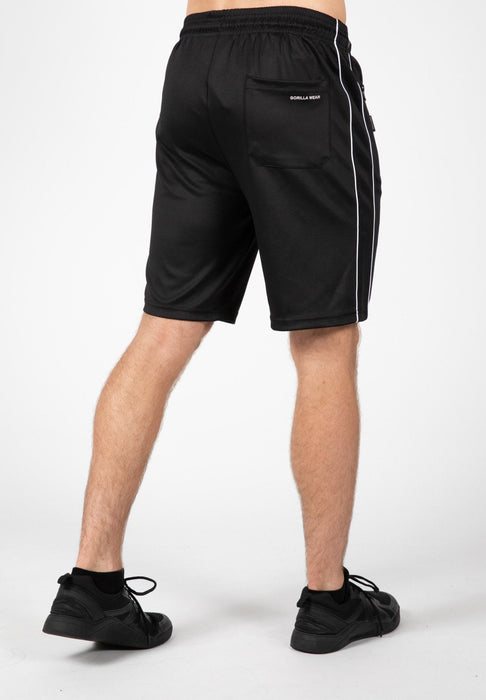 Gorilla Wear Wenden Track Shorts Black/White - Track Shorts at MySupplementShop by Gorilla Wear