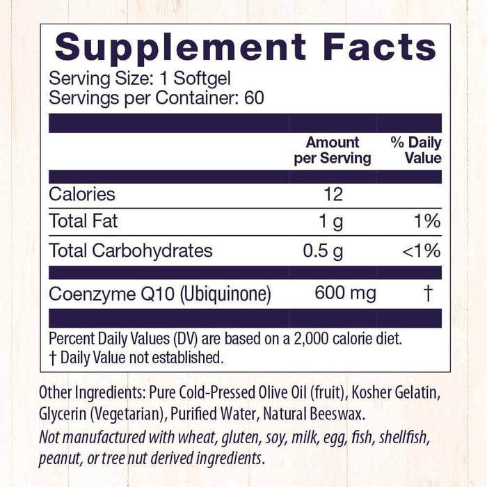 Healthy Origins CoQ10 600mg 60 Softgels - Cellular Health at MySupplementShop by Healthy Origins