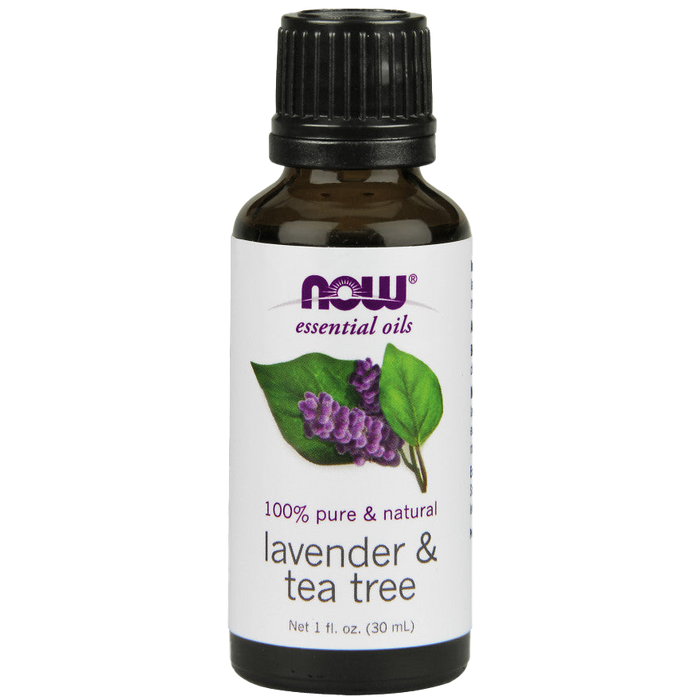 NOW Foods Essential Oil, Lavender & Tea Tree Oil - 30 ml.