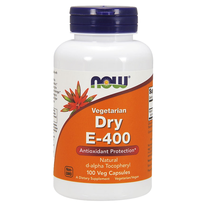 NOW Foods Vitamin E-400 Dry, Vegetarian - 100 vcaps