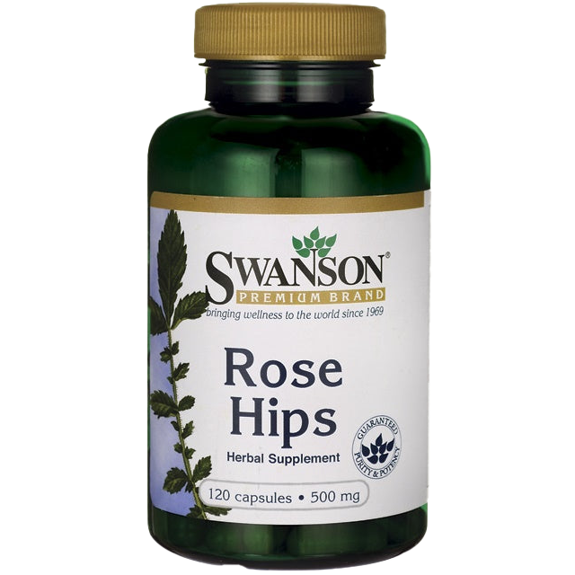 Swanson Rose Hips, 500mg - 120 caps